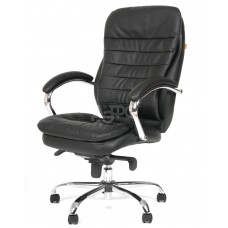 Кресло CH795 кожа/кз, черный