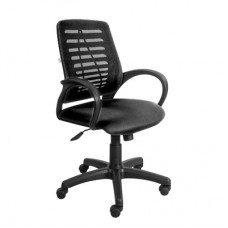 Кресло RONALD gtp N7  TA 17/T01. Черн сетка/ черн ткань