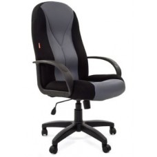 Офисное кресло Chairman 785 TW-11 черный+TW12 серая