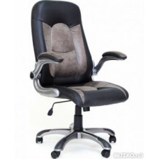 Кресло CH439 черный+микрофибра черный/серый
