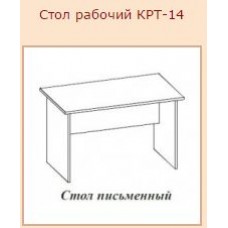 КРТ-14 стол письм.140*70 дуб кофейный