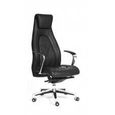 Офисное кресло Chairman FUGA кожа/кз,черный